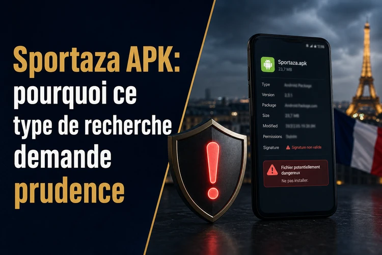 Sportaza APK: pourquoi ce type de recherche demande prudence