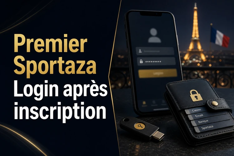 Premier Sportaza Login après inscription